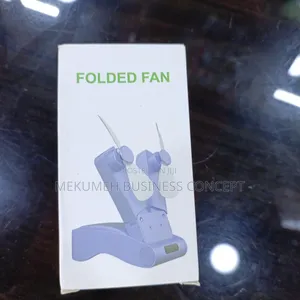 Rechargeable Dual Head Foldable Handheld Fan
