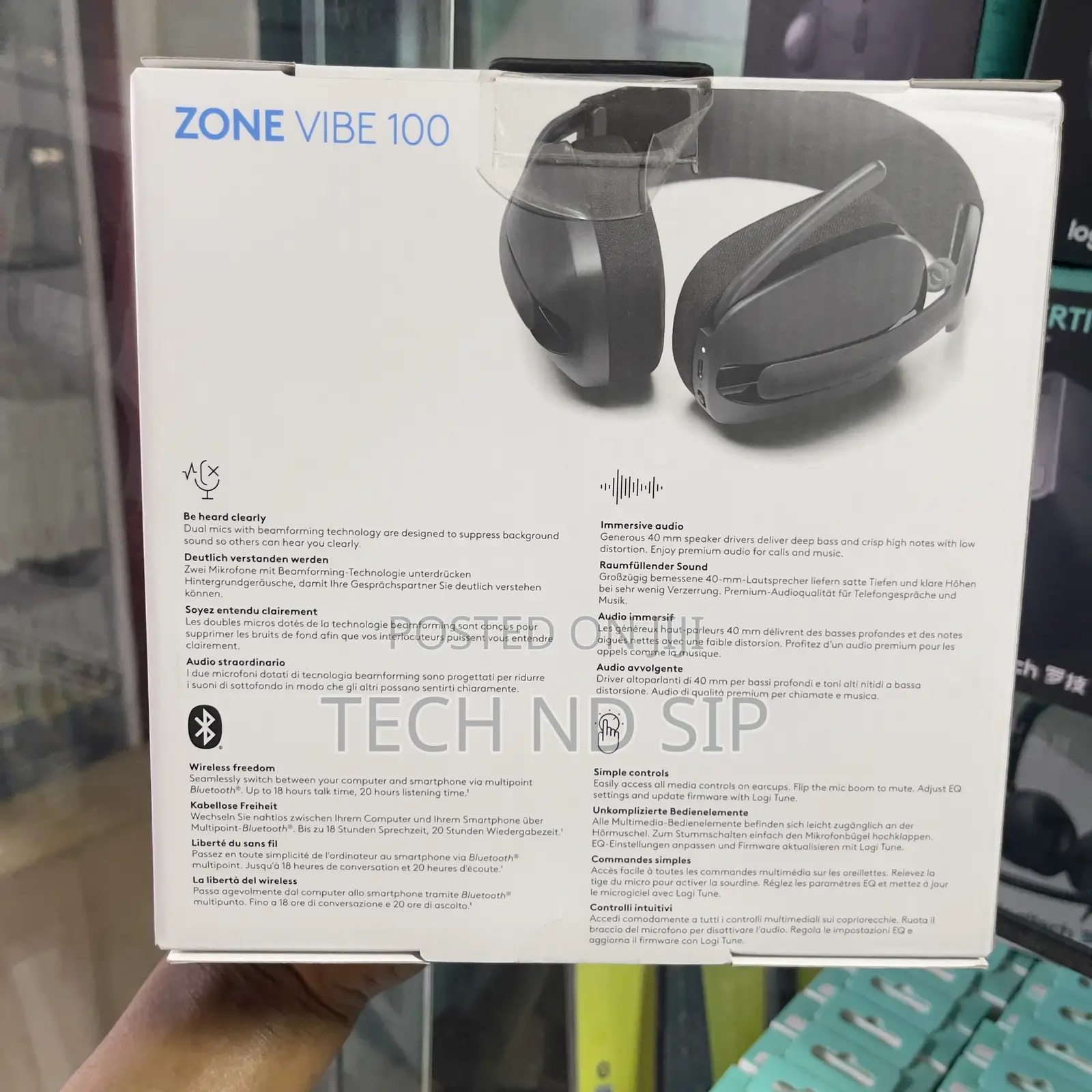 Logitech Zone Vibe 100 Bluetooth Headset