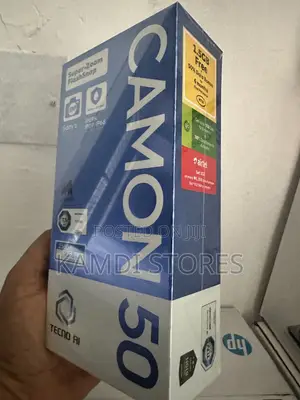 New Tecno Camon 50 256 GB Black