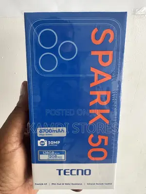 New Tecno Spark 50 128 GB Blue