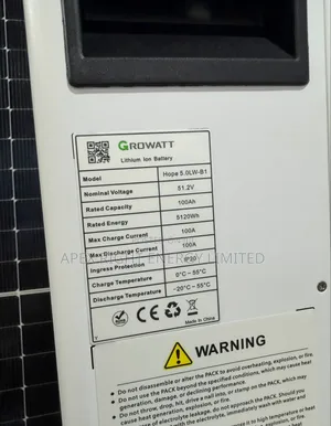 5kwh Growatt Lithium Battery 51.V