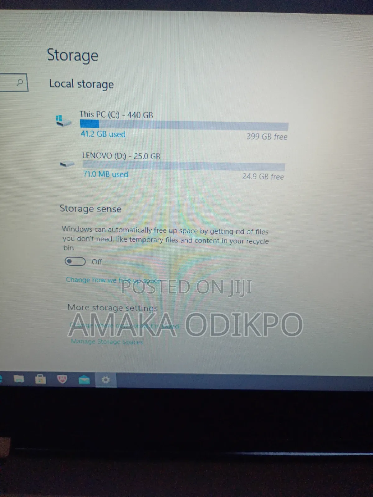 Laptop Lenovo 4GB HDD 500GB