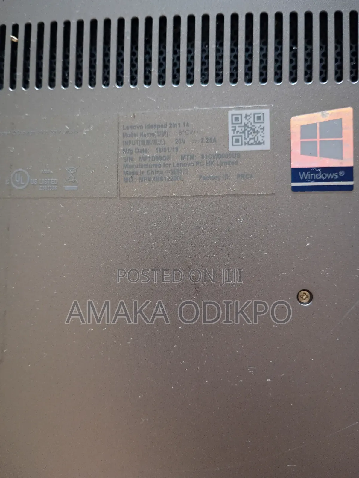 Laptop Lenovo 4GB HDD 500GB