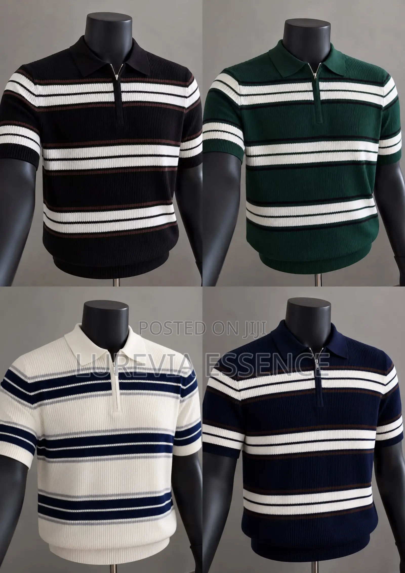 Oversized Contrast-Collar Tee