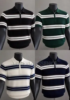 Oversized Contrast-Collar Tee