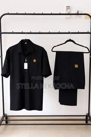 Men Two Piece Linen Set