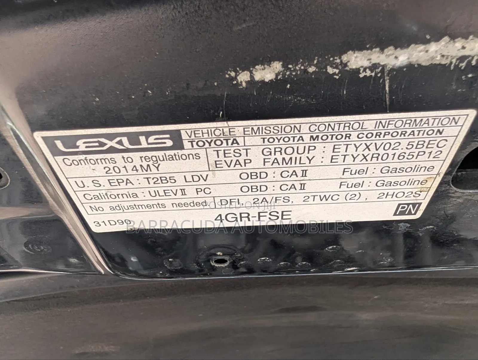 Lexus IS 250 2014 Black