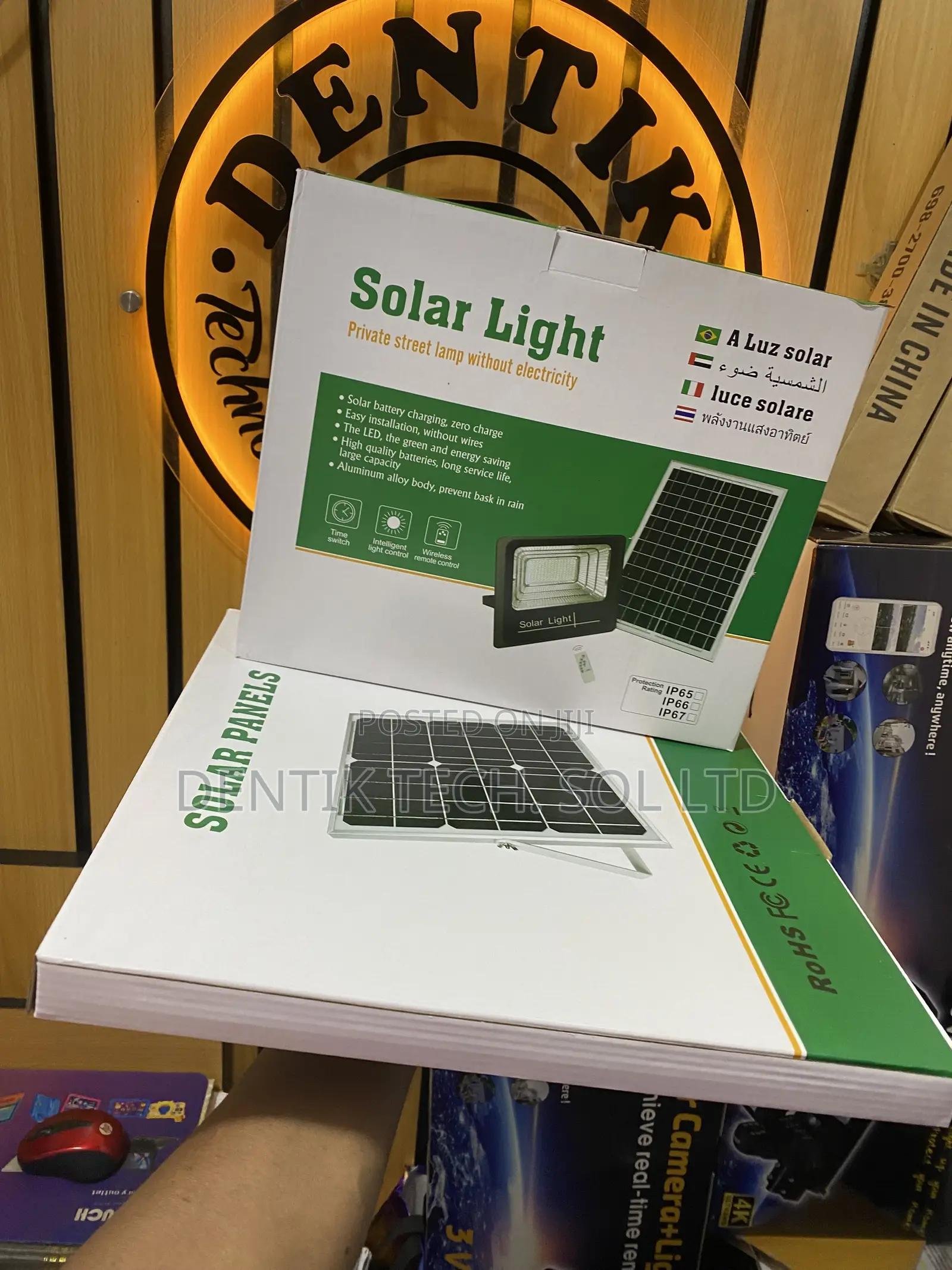 Solar Flood Light Switch Remote Control - 600watts