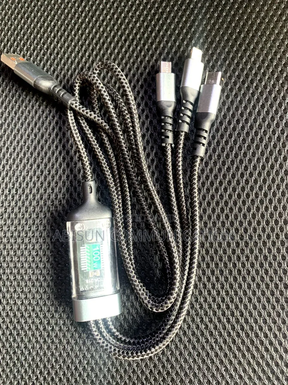 100W 3-in-1 Fast Charging Cable