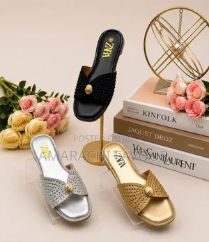 Premium Flat Slippers for Ladies. Sizes 37-42