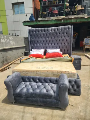 Quality 6by6 Velvet Bedframe Set
