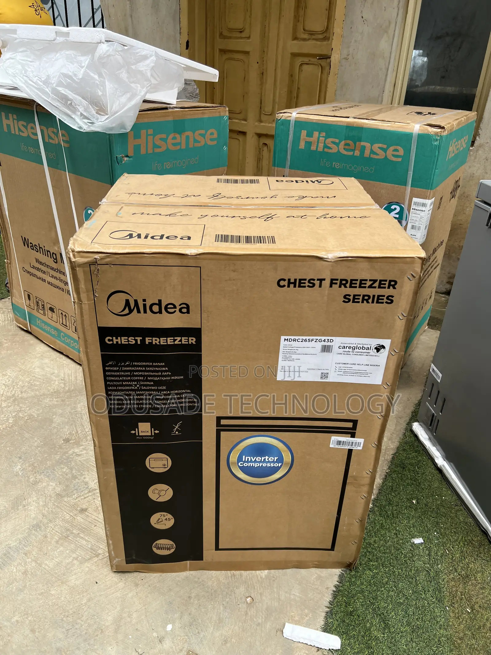 Midea 142L Smart Inverter Chest Freezer