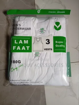 100% Cotton Men Singlet Vest