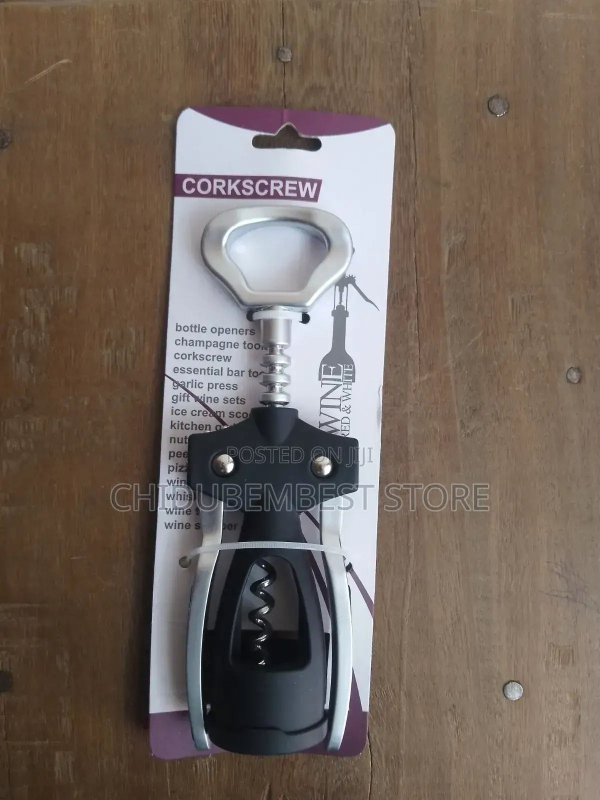 Stainless Wine Opener