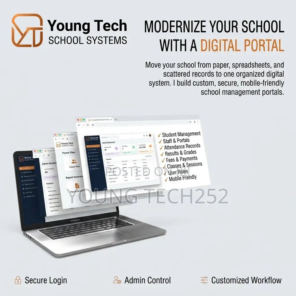 School Management Portal – Custom Web Development