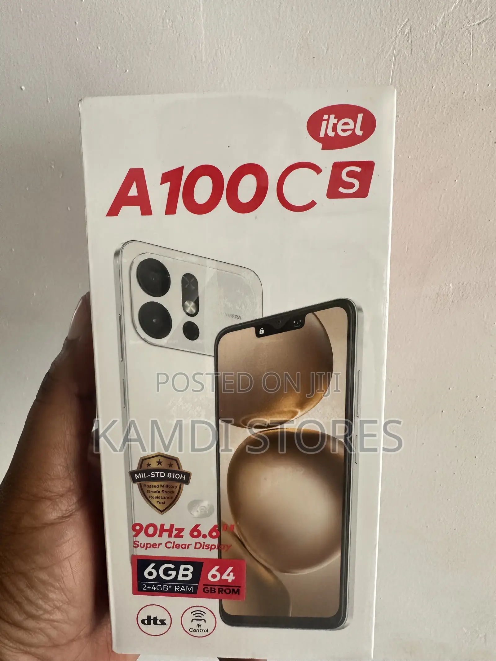 New Itel A100C 64 GB Black