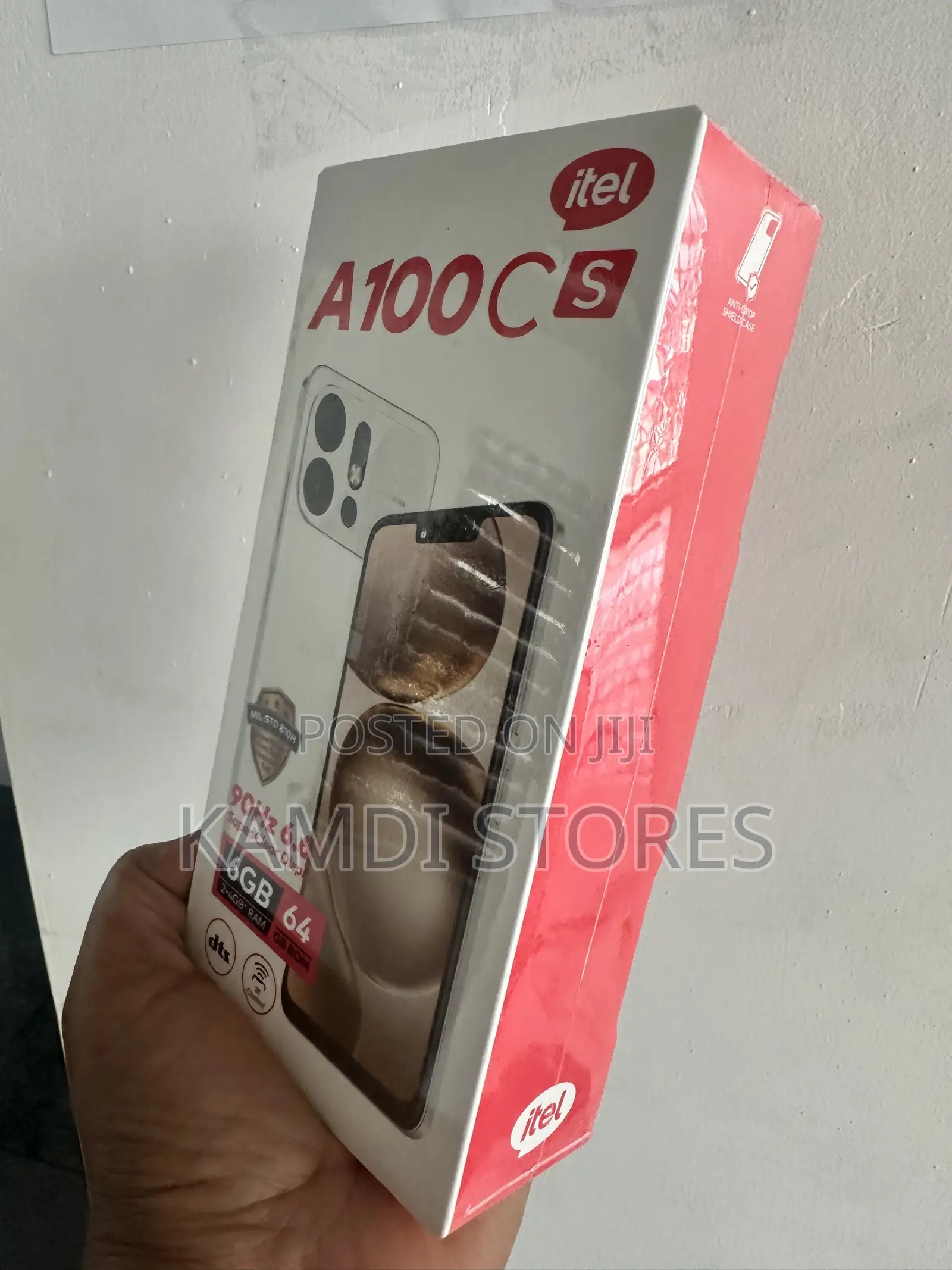 New Itel A100C 64 GB Black
