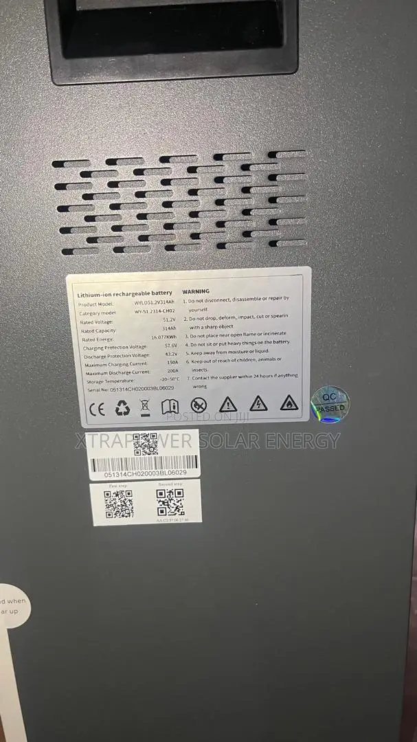 16kwh Xtrapower Lithium Battery