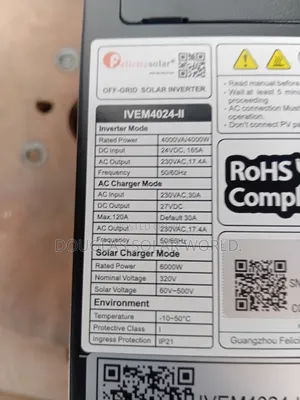 FELICITY 4.2kva Hybrid Inverter 24v