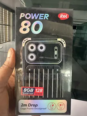 New Itel Power 80 128 GB Black