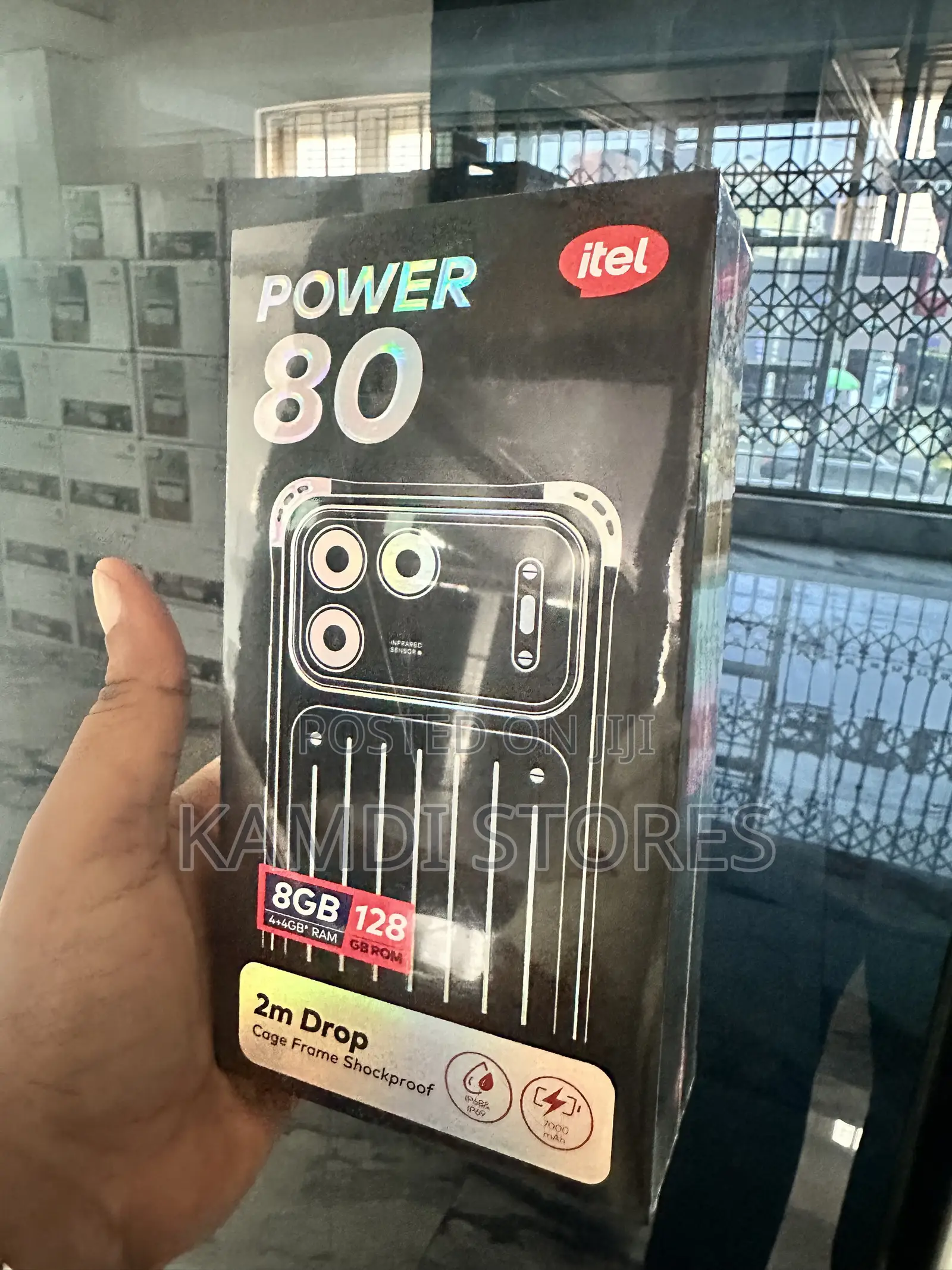 New Itel Power 80 128 GB Black