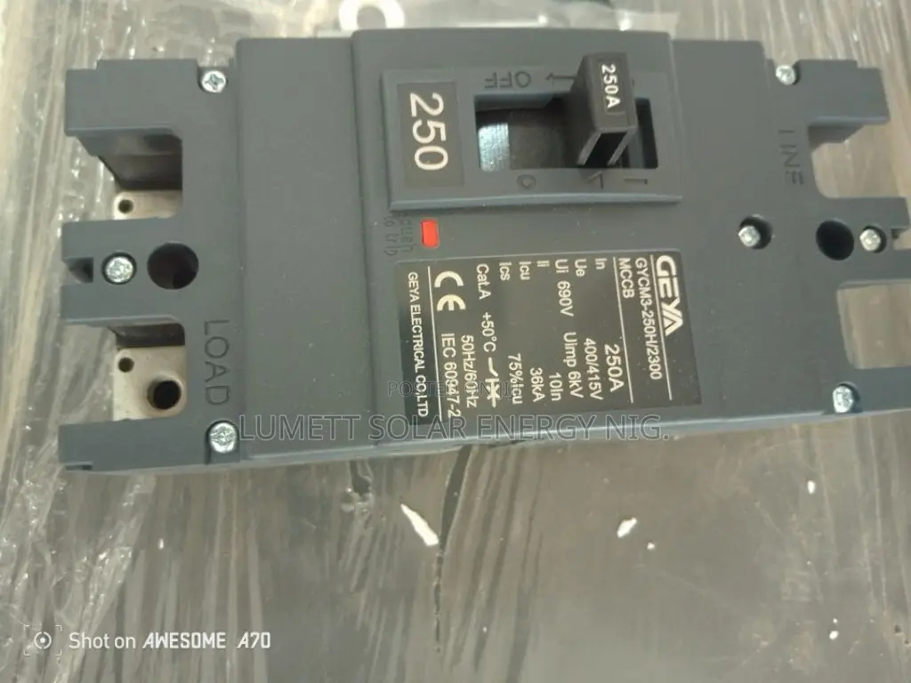 Geya 320a Grm3-350hu Battery Dc McCb