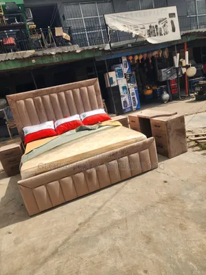 Standard Modern 6by6 Fabric Bedframe Set