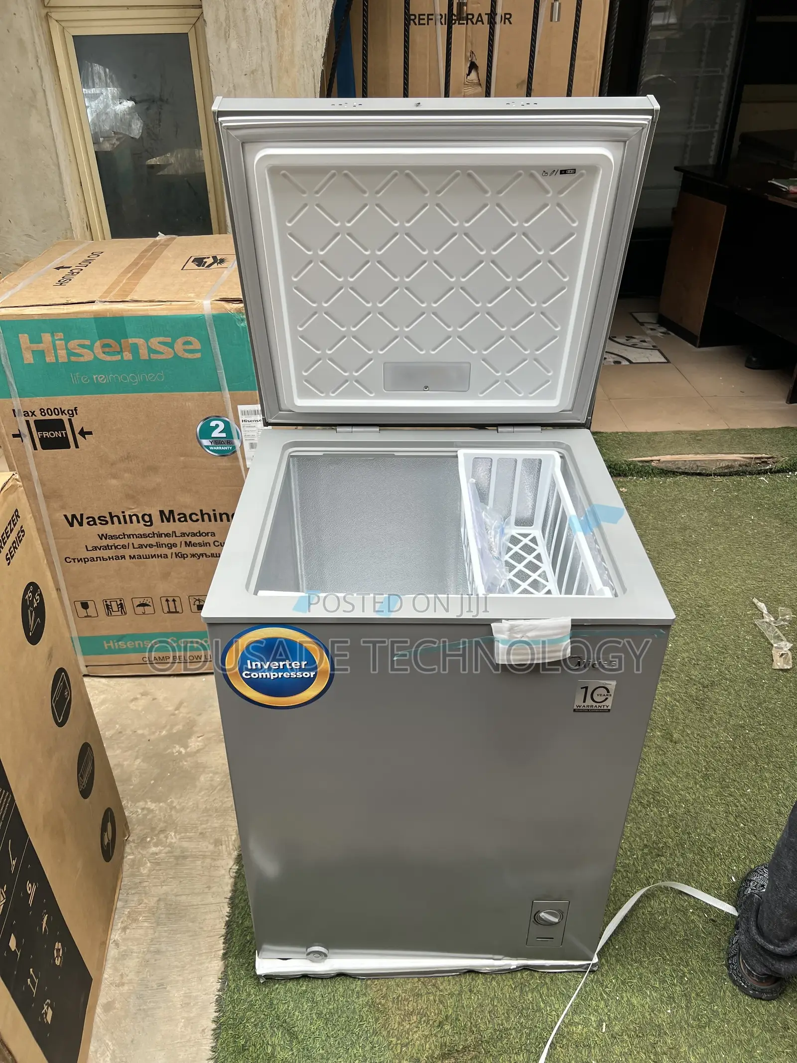 Midea 142L Durable Inverter Chest Freezer