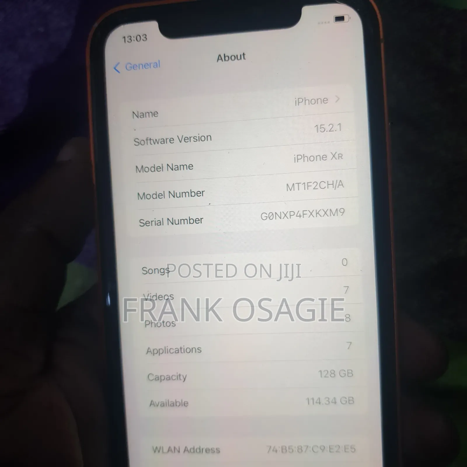 Apple iPhone XR 128 GB Orange