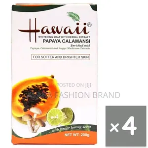 HAWAII Papaya Soap 175g (Pack of 4)