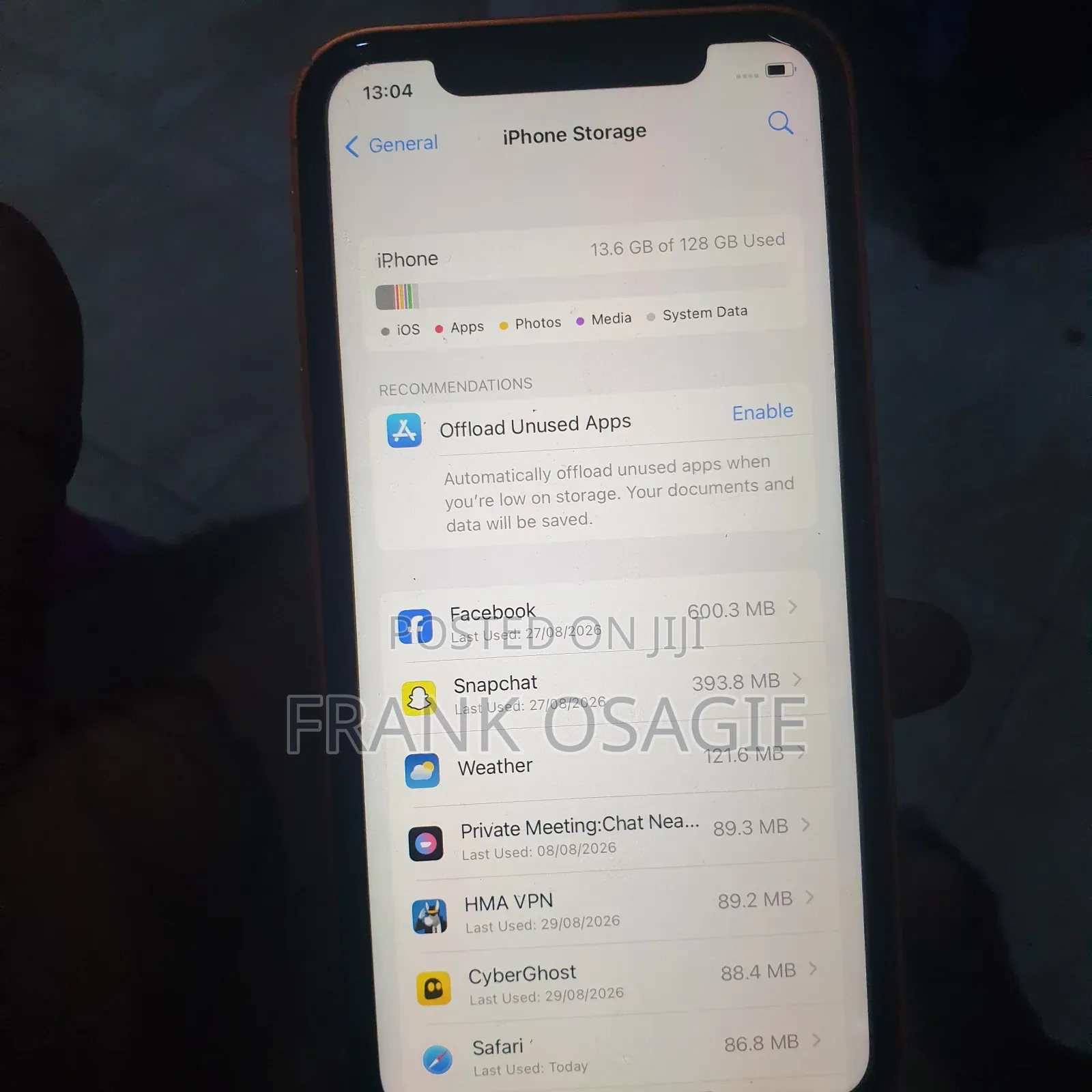 Apple iPhone XR 128 GB Orange