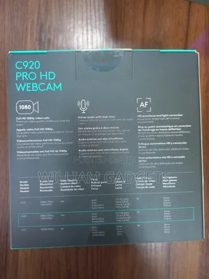 Logitech C920 Pro Hd Webcam