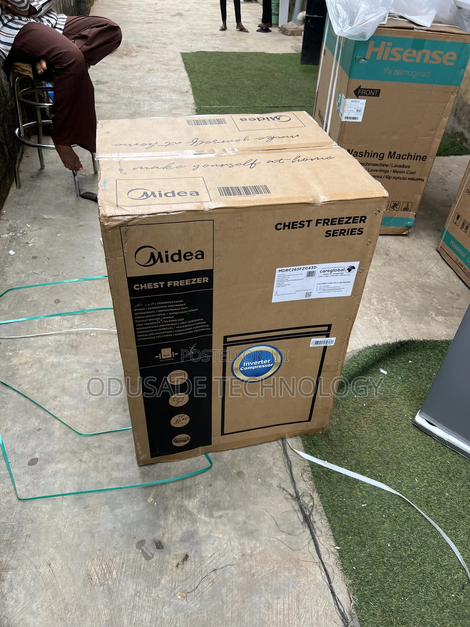 Midea 142L Quality Inverter Chest Freezer