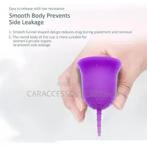 Bell-Shaped Reusable Menstrual Cup