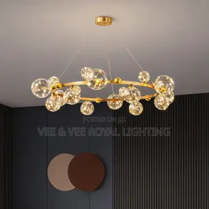 Modern Ring Bubble Chandelier – For Sitting Room, Reception, Lounges
