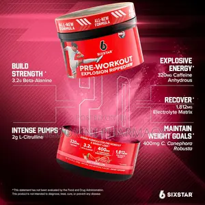 Six Star Pro Nutrition Pre-Workout Explosion 30 Servings