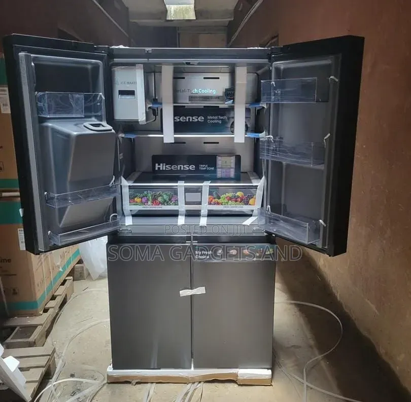 Hisense Refrigerator 68WCD 538L Side-by-Side Pure Flat Smart Televisio
