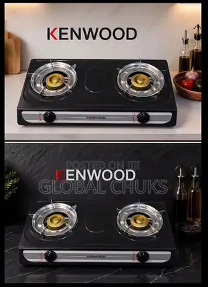 High Quality Kenwood Double Burner Gas Cooker