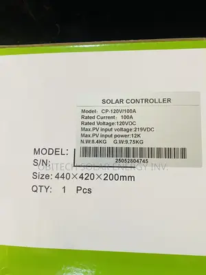 100A 120V Yohako Solar Charge Controller