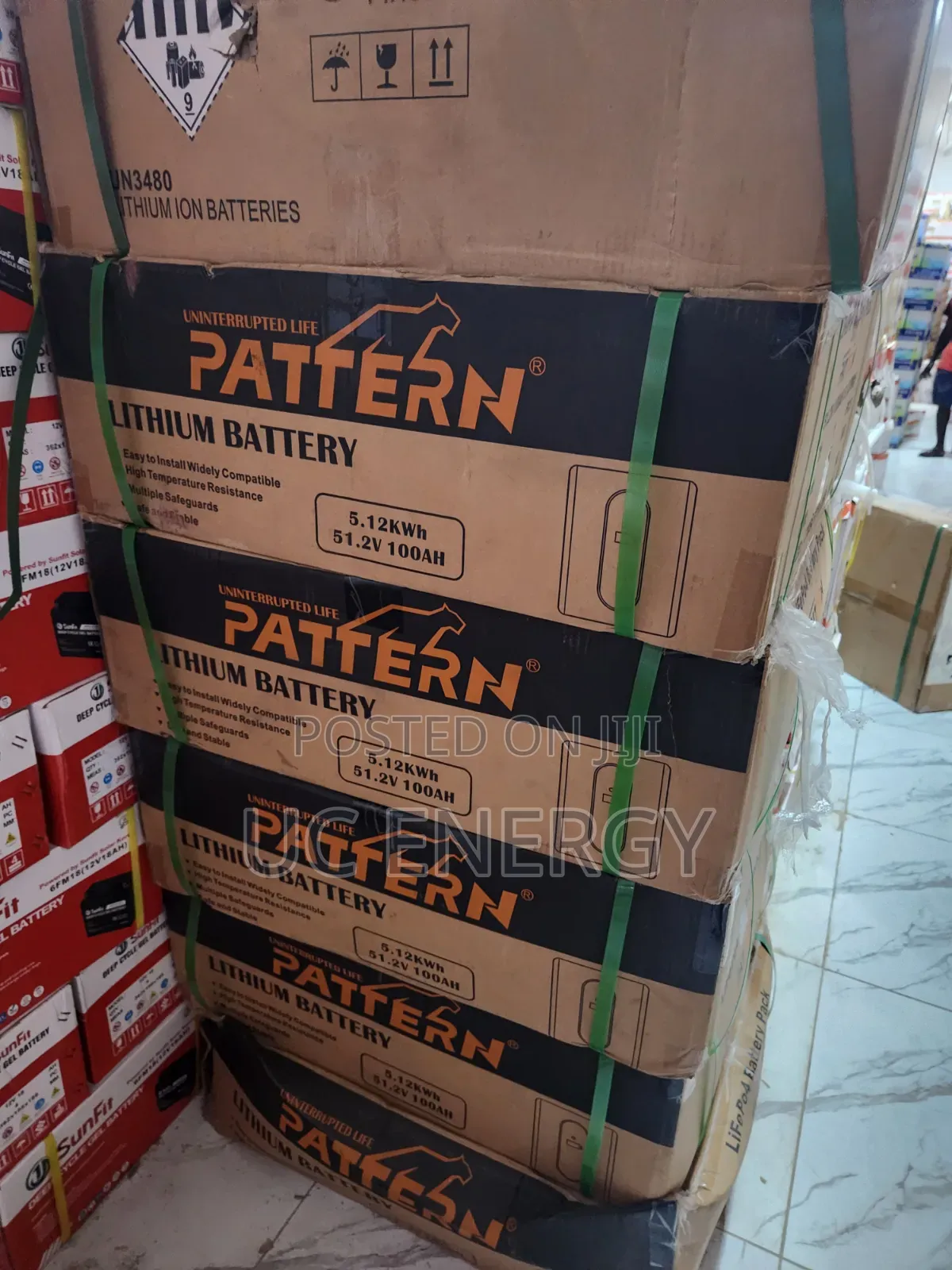 5.12kwh 51.2v Pattern Lithium Ion Batteries