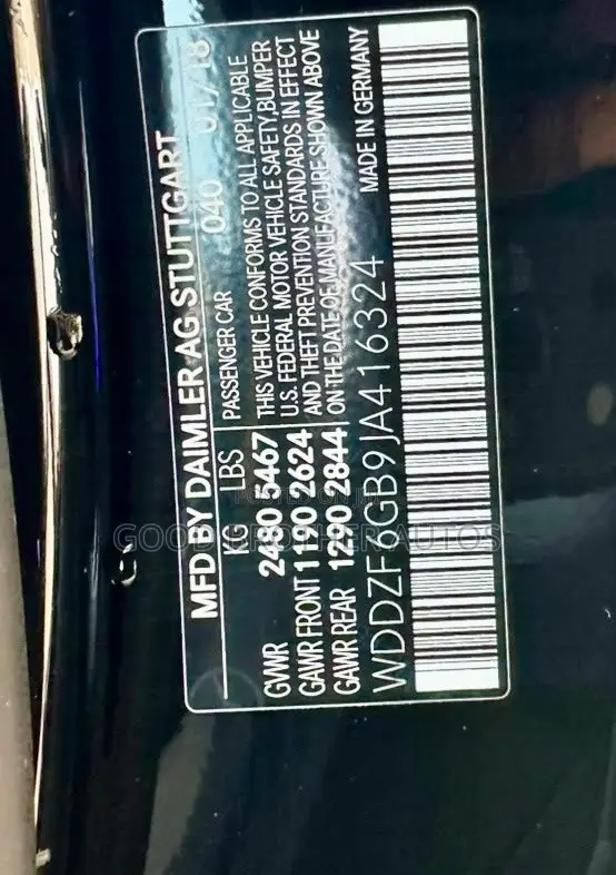 Mercedes-Benz E400 2018 Black