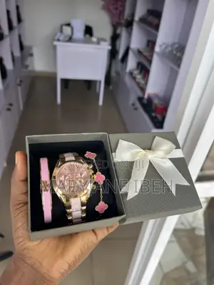Wristwatch and Bangle Set