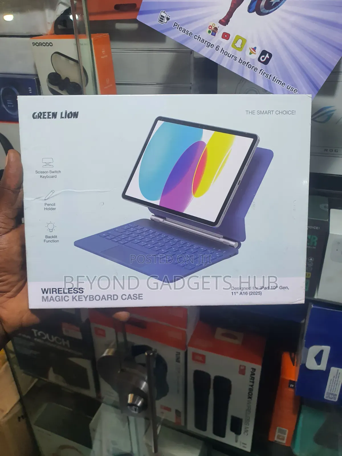 Wireless Magic Keyboard Case for iPad 10th Gen, 11" A16 (2025)