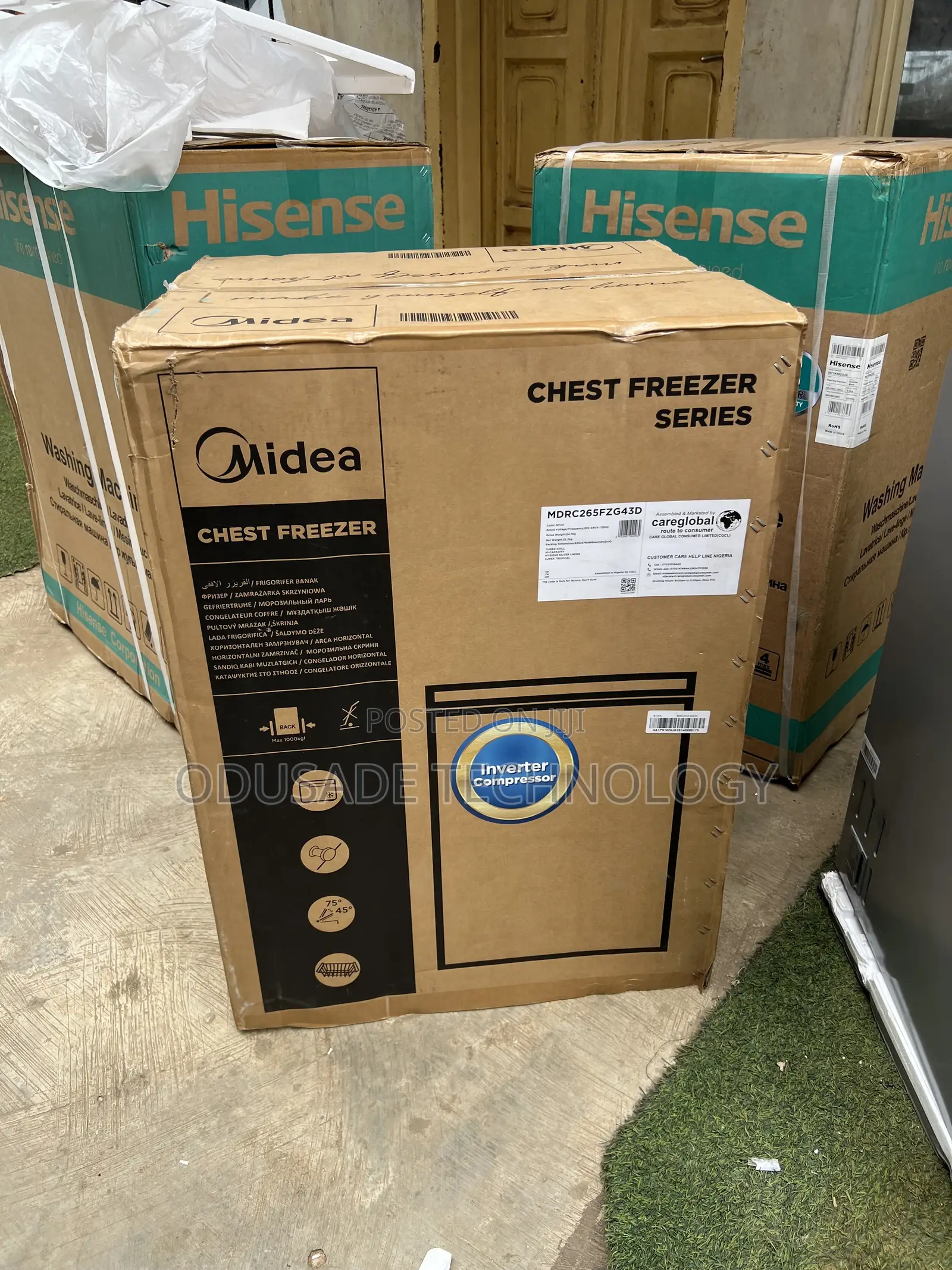 Midea 142L Dependable Inverter Chest Freezer