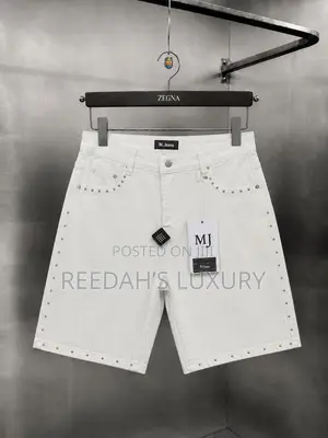Distressed Denim Shorts