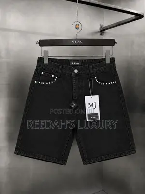 Distressed Denim Shorts