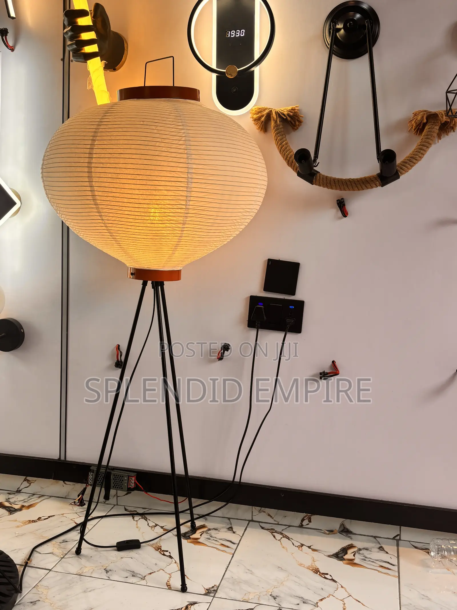 Luxury Silk Floor Lamp