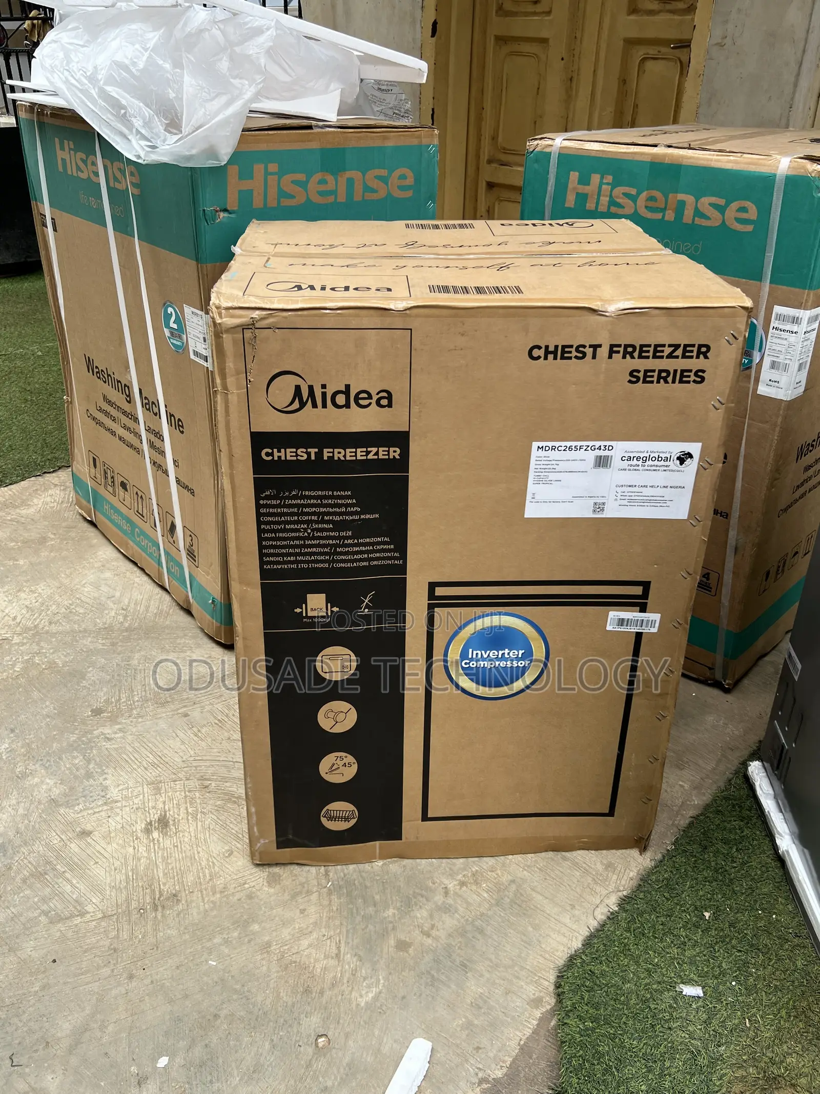 Midea 142L Simple Inverter Chest Freezer