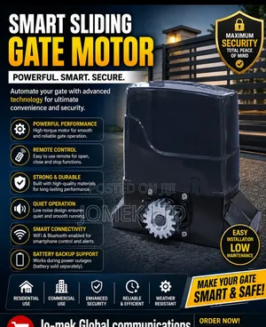 Automatic Gate Opener System Box Packaged With Solar Charge/Accessorie