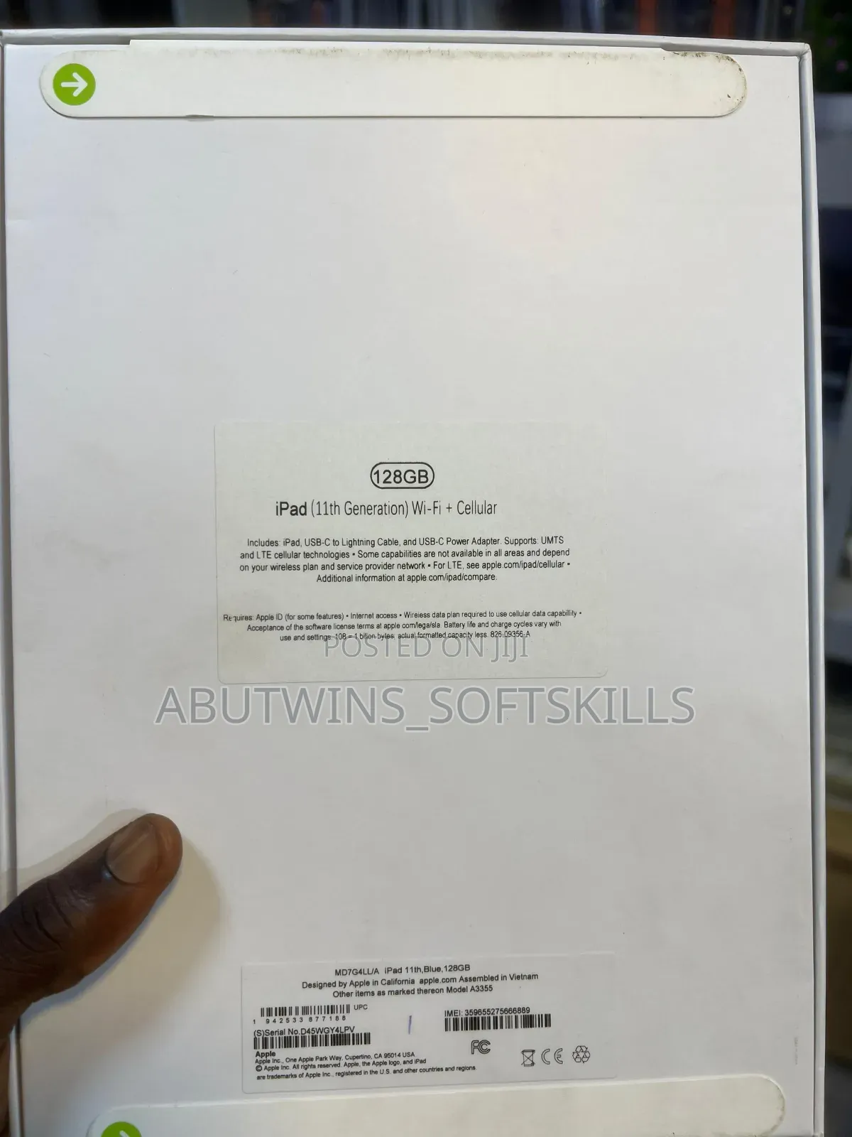 New Apple iPad (2025) 128 GB Blue